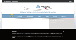 Desktop Screenshot of federbim.it